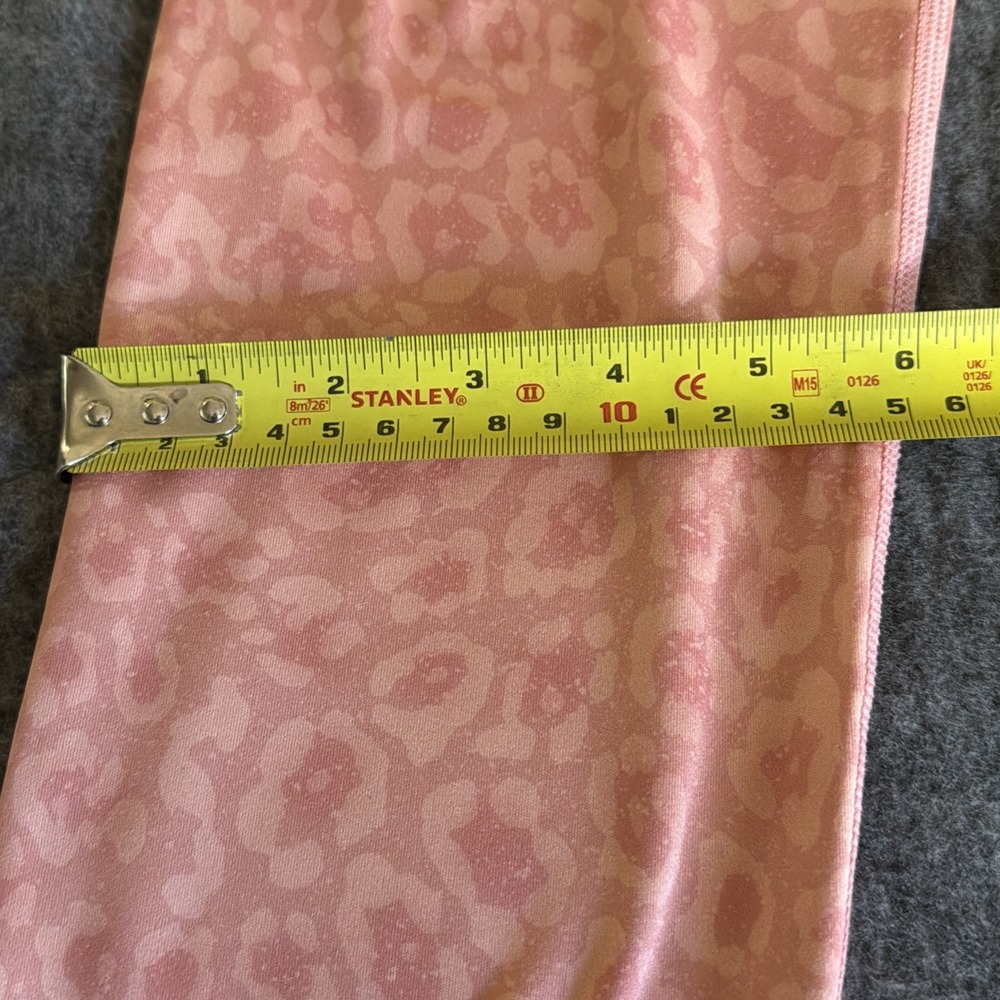 New Glyder Sultry Sherbert Leopard Leggings High Waisted Wicking Large Sold Out - Picture 9 of 13